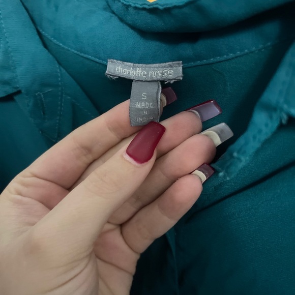 Teal dress shirt - Picture 3 of 3